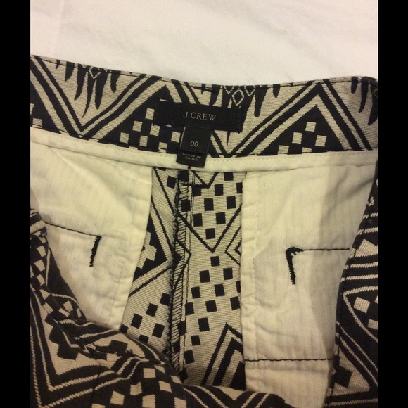 J. Crew black tribal print shorts - Picture 3 of 3